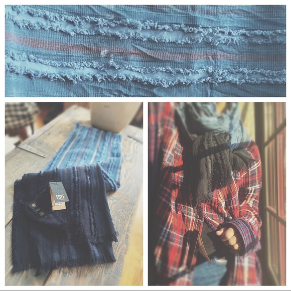 Frye Multicolor Striped Scarf - Picture 3 of 13